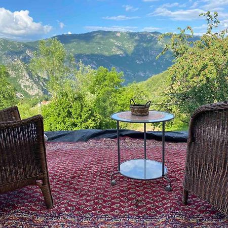 Cottage Modrich Struga Buitenkant foto