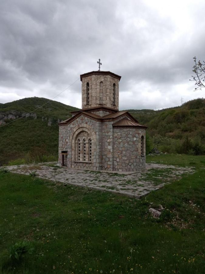 Cottage Modrich Struga Buitenkant foto
